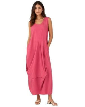 High Maxi Dresses - Pink