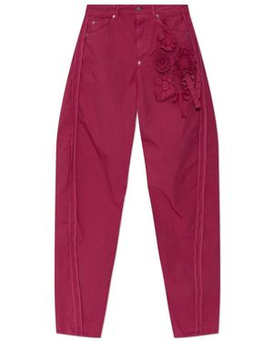 DSquared² Wide Trousers - Rosso