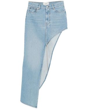 Coperni Rokken ,Blauw ,Denim Asymmetric Denim Skirt