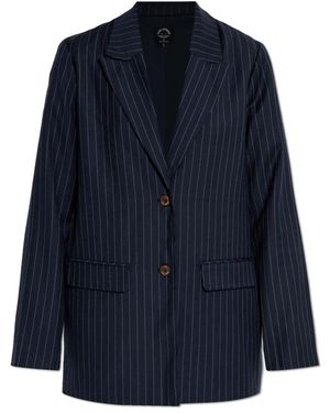 The Upside Boyfriend Blazer - Blauw
