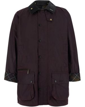 Barbour Jassen ,Paars ,Katoen Beaufort Waxed Jacket - Blauw