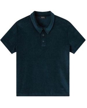 A.P.C. Polo Shirts - Azul