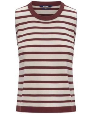 K-Way Geri Stripes Weste - Mehrfarbig
