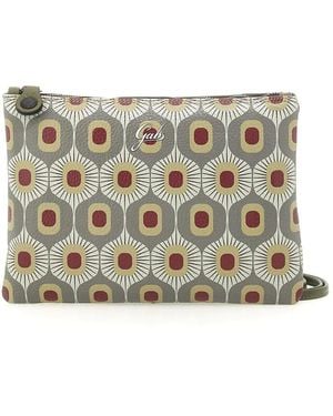 Gabs Schwarze Leder Beyonce M Schultertasche - Mettallic