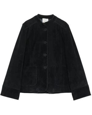 forte_forte Leather Jackets - Black