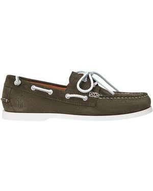 Polo Ralph Lauren Merton Wildleder Bootsschuhe - Grün