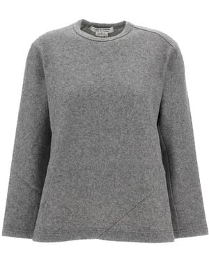 Comme des Garçons Trui Met Ronde Hals - Grijs