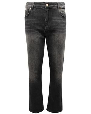 Relish Cindy Cigarette Fit Hosen - Grau