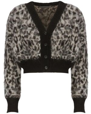 D.exterior Alpaka- Und Wollcardigan - Schwarz