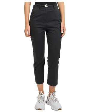 Patrizia Pepe Cropped Trousers - Black