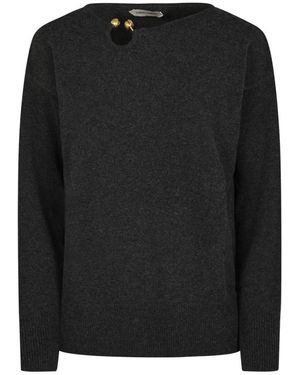 Alberta Ferretti Round-Neck Knitwear - Noir