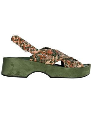 Pons Quintana High Heel Sandals - Green