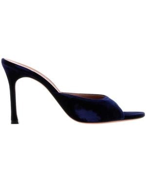 AMINA MUADDI Heeled Mules - Azul