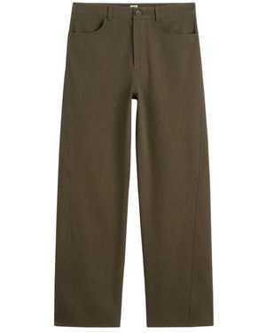 TOTEME Twisted Tailored Hosen - Grün