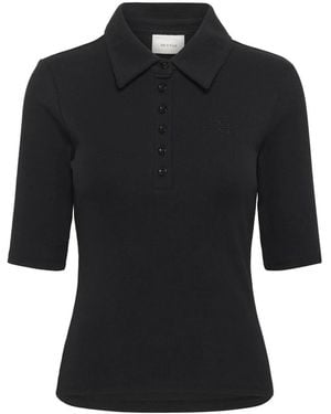 Gestuz Polo Shirts - Black