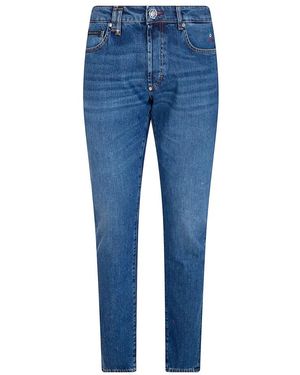 Philipp Plein Slim-Fit Jeans - Blue