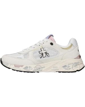 Premiata Schoenen ,Leer Mased 8206 - Wit