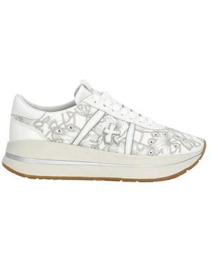 Premiata Schoenen ,Wit ,Leer Bethcoin 8153