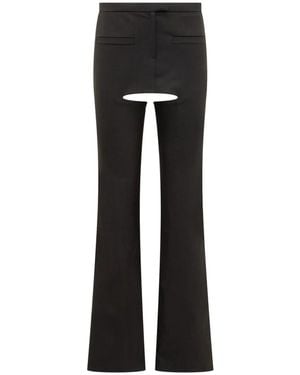 Courreges Wide Trousers - Black