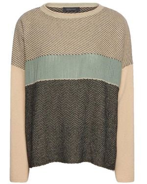 Elena Miro Round-Neck Knitwear - Verde