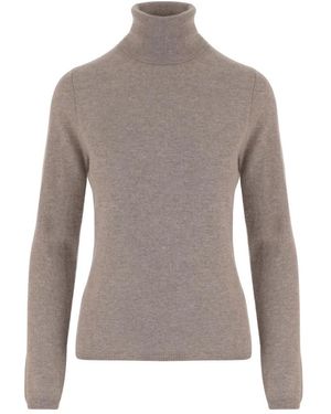 Allude Truien & Vesten ,Wol Cashmere Trui - Grijs
