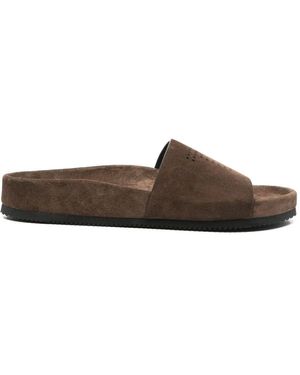 Tom Ford Stilvolle Wildleder Sandalen - Braun
