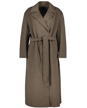 Max Mara Mantels Met Ceintuur - Bruin