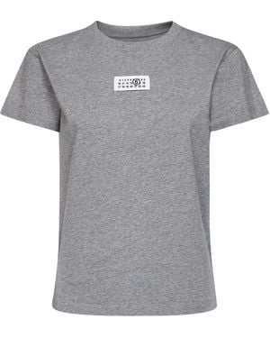MM6 by Maison Margiela T-Shirts - Grey