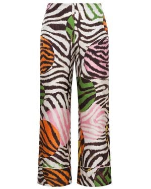 Maliparmi Wide Trousers - Rojo