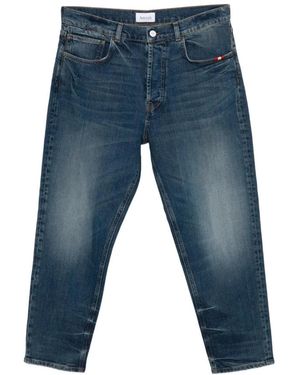 AMISH Jeremiah Slub Denim Jeans - Blauw