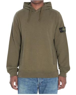 Stone Island Hoodies - Verde