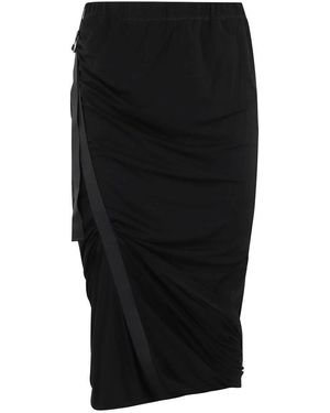 Helmut Lang Midi Skirts - Black