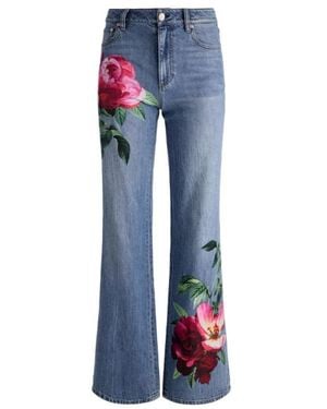 Alice + Olivia Flared Jeans - Blue