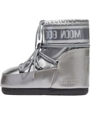 Moon Boot Icon Low Glace Slip-On Laarzen - Grijs