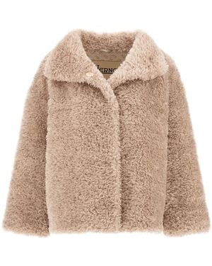Herno Faux Fur & Shearling Jackets - Natural