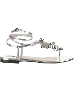 Mach & Mach Flat Sandals - Blanco