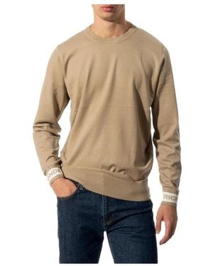 John Richmond Round-Neck Knitwear - Natural