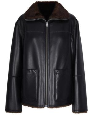 Stand Studio Faux Fur & Shearling Jackets - Black
