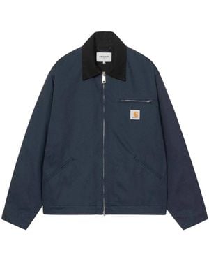 Carhartt Og Detroit Jacket - Blau