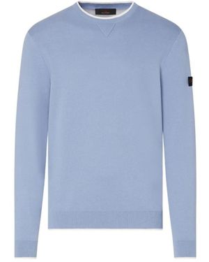 Peuterey Round-Neck Strickwaren - Blau
