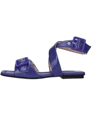 Fabi Flat Sandals - Bleu