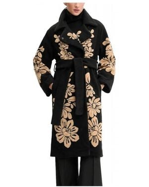 FARM Rio Belted Coats - Black