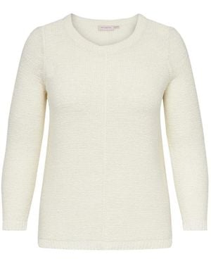 Only Carmakoma Round-Neck Knitwear - White