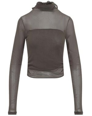 Lemaire Long Sleeve T-Shirts - Grey