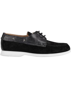 Kiton Boat Shoes - Black
