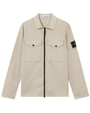 Stone Island Light Jackets - Neutro