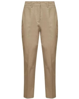 Blanca Vita Slim-Fit Trousers - Neutro
