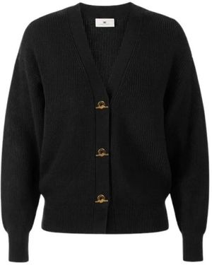 Elisabetta Franchi Cardigans - Negro