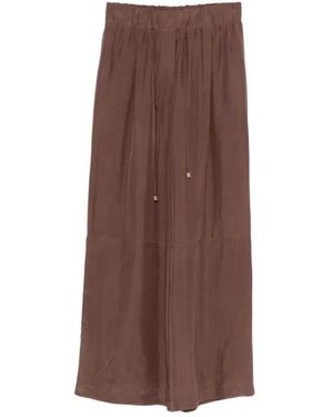 Alysi Wijde Broek - Bruin