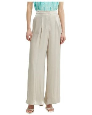 Michael Kors Wide Trousers - Neutro